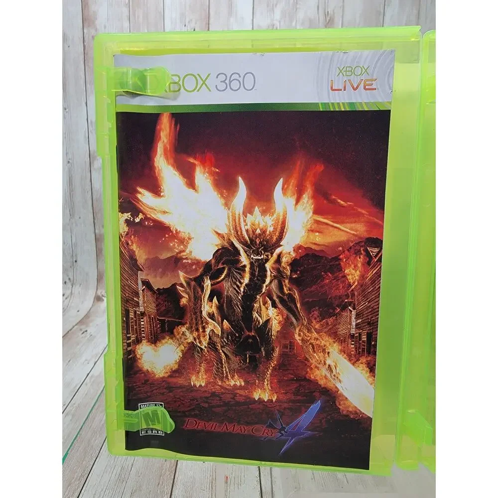 Devil May Cry 4 (Microsoft Xbox 360, 2008) CIB Complete W Manual